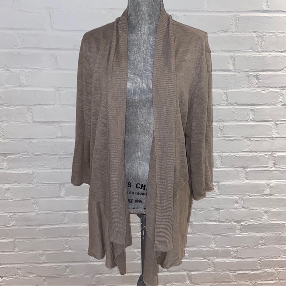 Alfani Sweaters - Alfani woman size 3X tan open cardigan